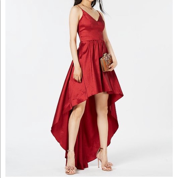 B Darlin Dresses & Skirts - Red Shimmery Hi-Low Dress